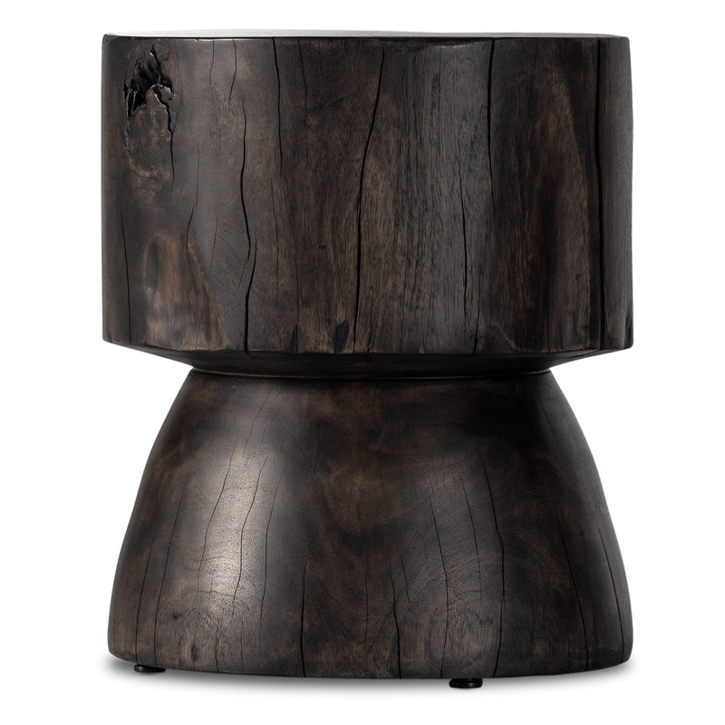 Tarrant Rubbed Black End Table