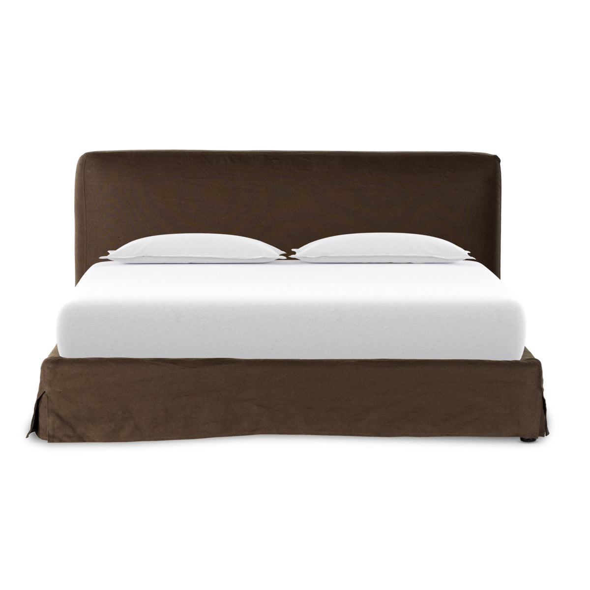 Arlow Brussels Coffee King Slipcover Bed