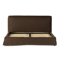 Arlow Brussels Coffee King Slipcover Bed