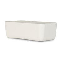 Baxter White Rectangle Coffee Table