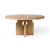 Aldridge Elm Round Dining Table