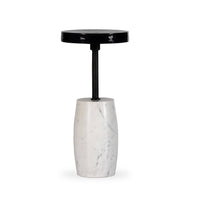 Bozeman Marble & Glass End Table