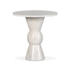 Fawn Polished Marble End Table