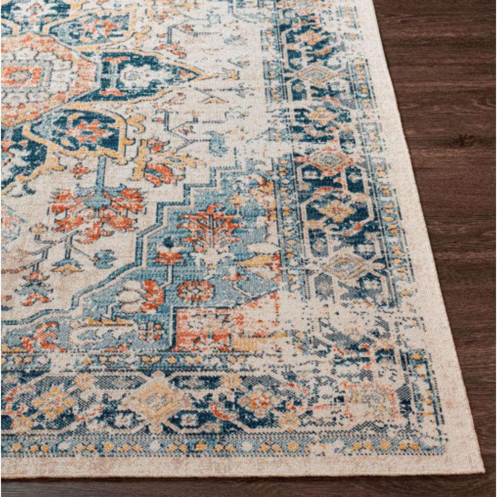 Huntington Multicolored Navy & Cream Rug