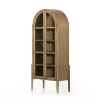 Temple Drifted Oak Curio Cabinet