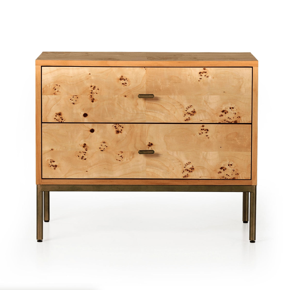 Mindie Mappa Burl Nightstand