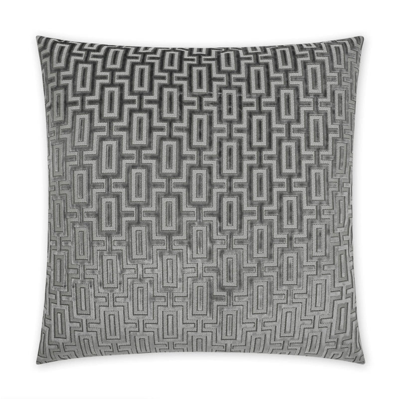 Bergman Silver Nickel Decorative Throw Pillow