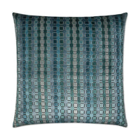 Times Square Teal Throw Pillow