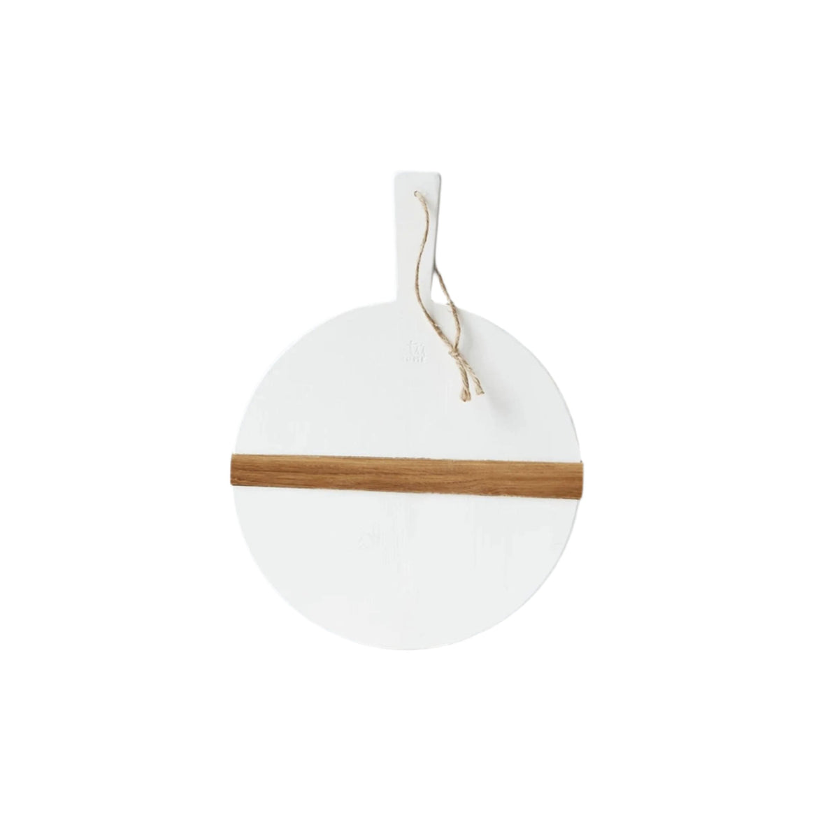 White Round Mod Charcuterie Board, Small