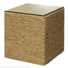 Captain Square Seagrass Side Table