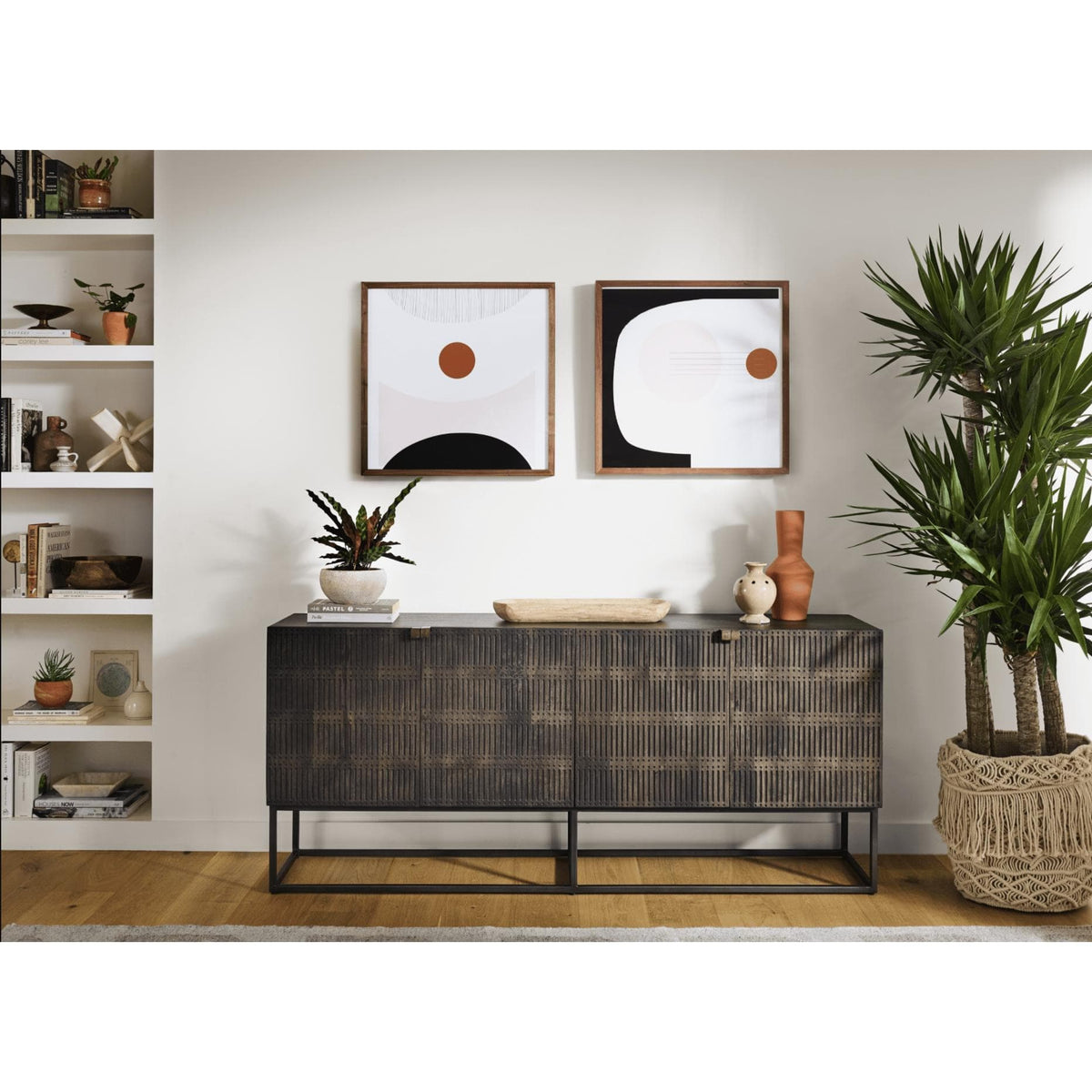 Kenzie Vintage Brown Sideboard