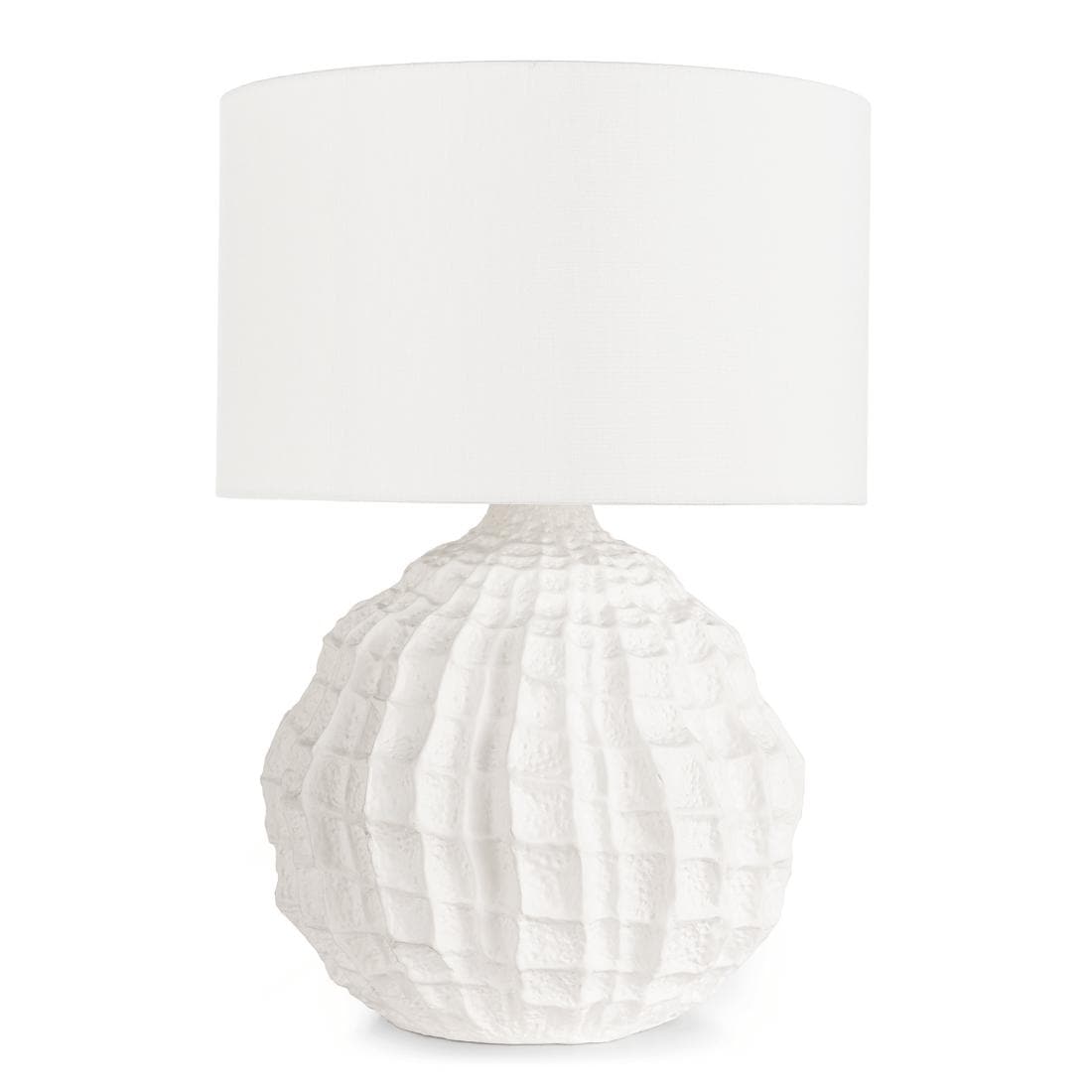 Caspian Ceramic Table Lamp White