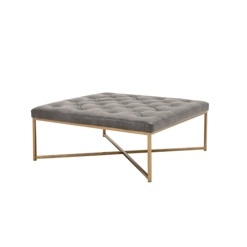 Rhonda Gray Upholstered Square Coffee Table