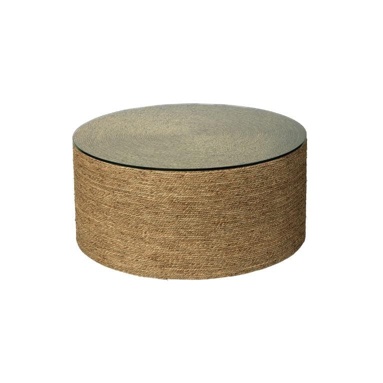 Harbor Round Seagrass Coffee Table