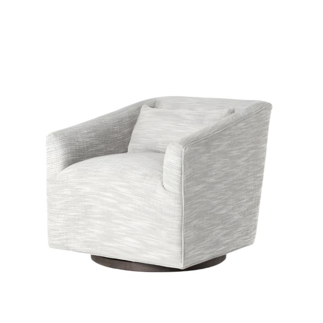 Willard Grey Swivel Chair