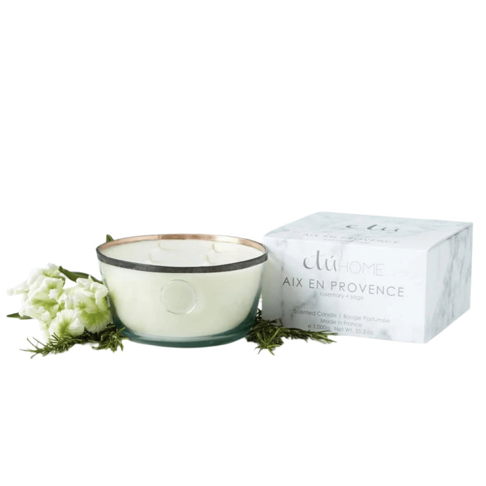 Aix en Provence Rosemary and Sage Candle, Large