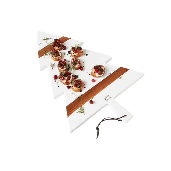 White Mod Tree Charcuterie Board, Large