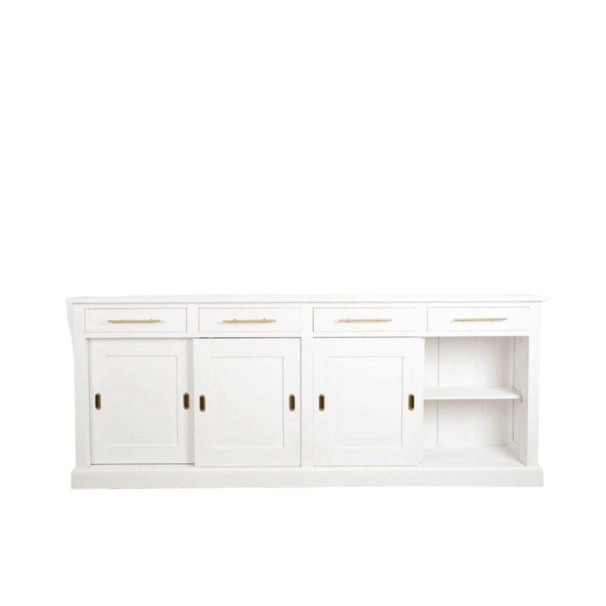 White Parisian Wood Sideboard