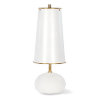 Southern Living Hattie Concrete Mini Lamp Natural Brass