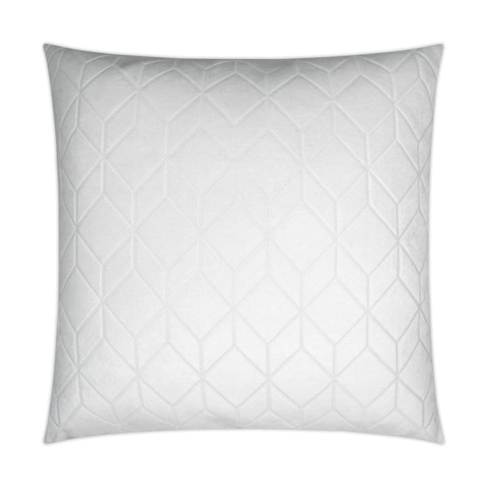 Cologne White Throw Pillow