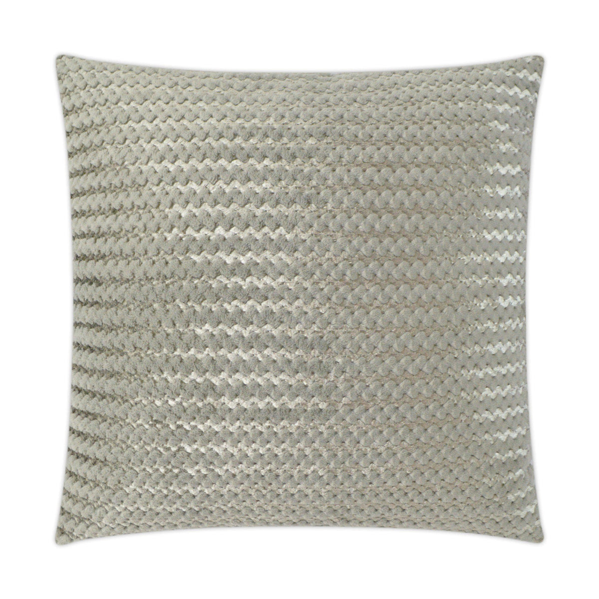 Gene Pewter Fur Throw Pillow