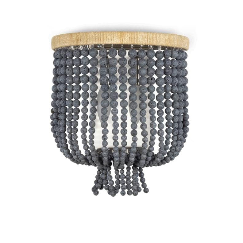 Milos Dark Blue Beaded Sconce