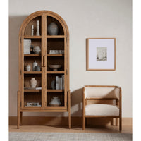 Temple Drifted Oak Curio Cabinet