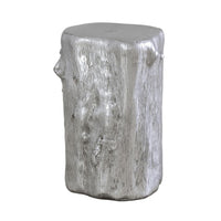 Silver Leaf Log Stool