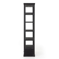 Waylen Black Iron Bookcase