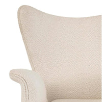 Geneva Creamy White Boucle Chair