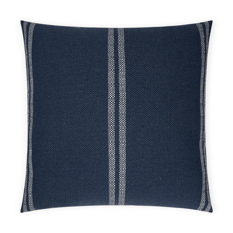 Vendella Navy Stripe Decorative Pillow