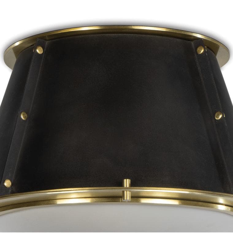 French Maid Brass Flush Mount