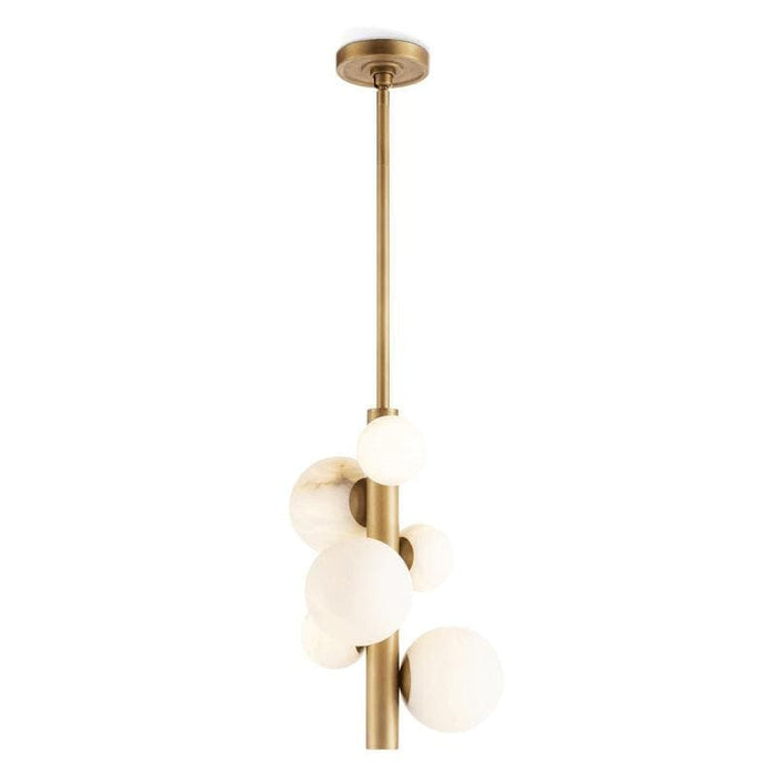 Styx Vertical Pendant Natural Brass