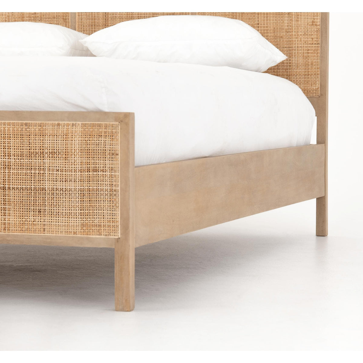 Skylar Natural Cane Queen Bed