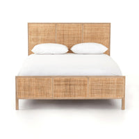 Skylar Natural Cane Queen Bed