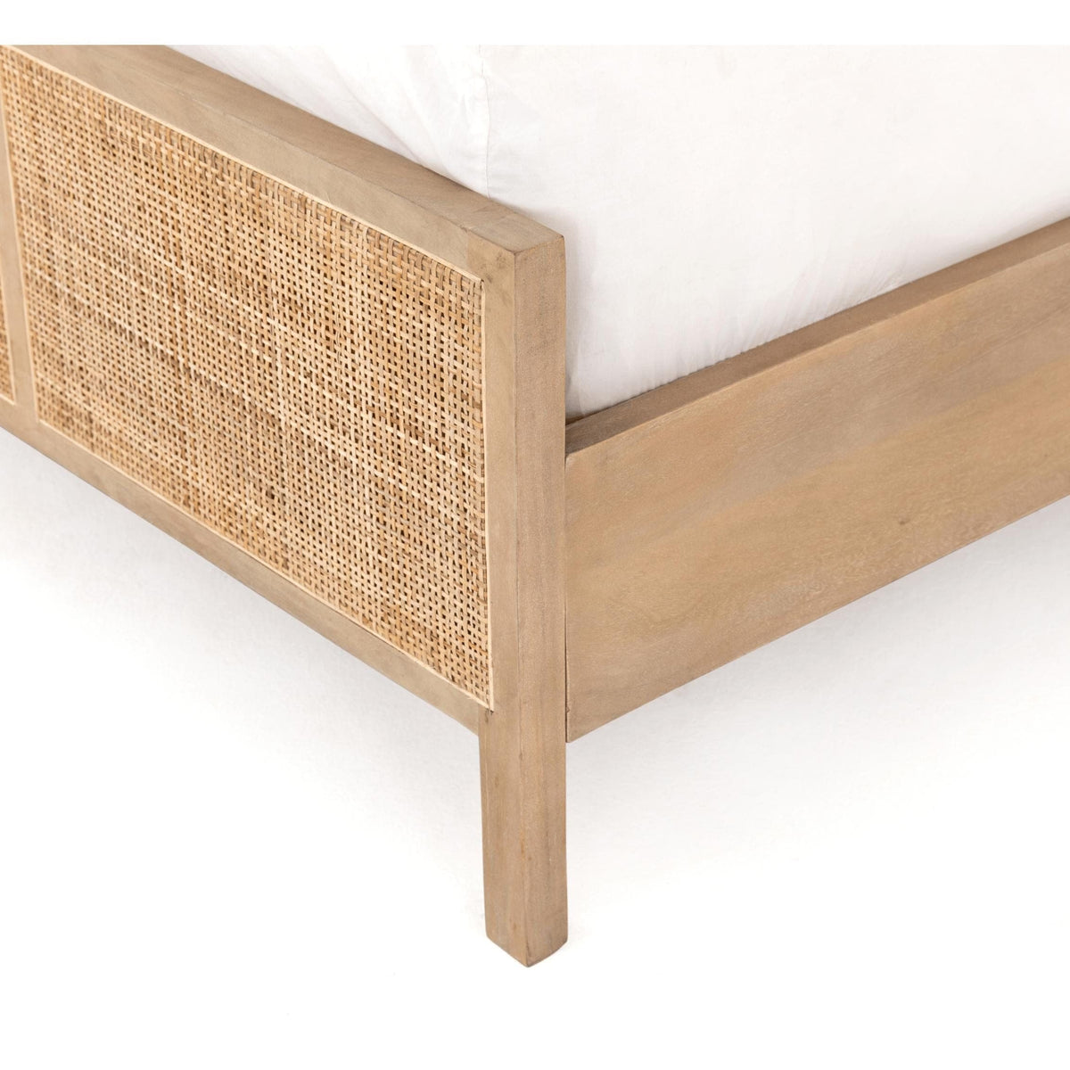 Skylar Natural Cane Queen Bed