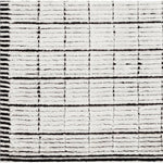 Carre Black And Gray Hand Loomed Rug