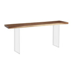 Chamcha Wood Floating Console Table, Small
