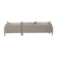 Jamara Sandy Beige Left Arm Sectional Sofa