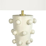 Pom Pom Ceramic Table Lamp White