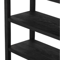 Waylen Black Iron Bookcase