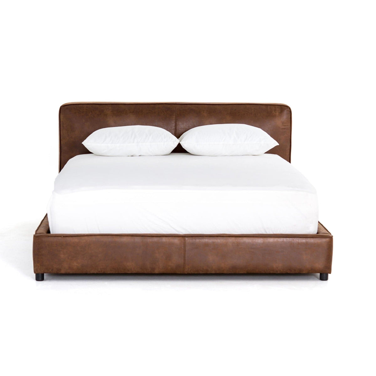 Antonio Vintage Tobacco Low Profile Bed