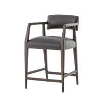 Terance Chaps Ebony Counter Stool