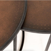 Celine Copper Nesting Coffee Tables