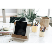 White Mod iPad/Cookbook Holder