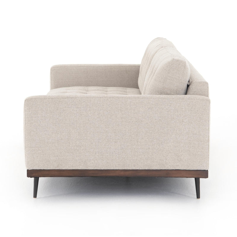 Lincoln Almond Mid-Century Sofa