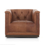 Maxwell Sienna Leather Swivel Chair