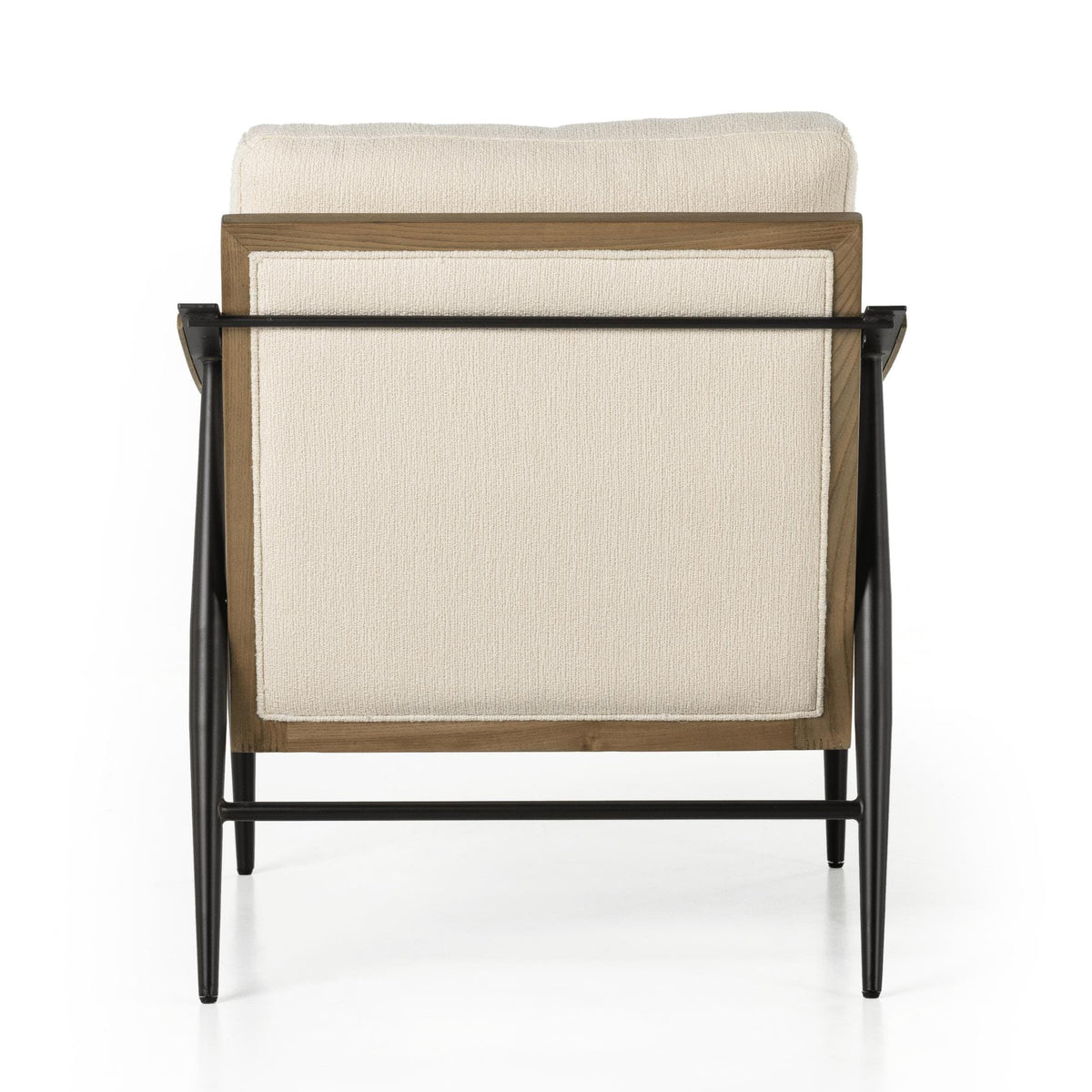 Kaitlynn Ivory Sloped Arm Chair