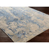 Arte Tan & Blue Hand Knotted Wool Rug