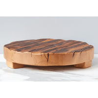 Classic Large Round Wood Trivet